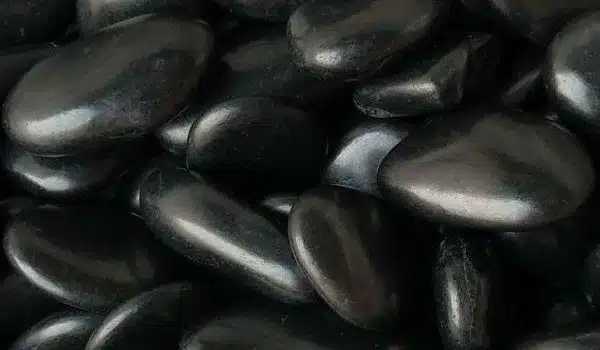 Black Polished Pebbles